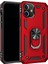 Anti -Drop Pc + Tpu Hibrit Cep Telefonu Kapağı Iphone 12/12 Pro - Red Için Ring Kickstand ile (Yurt Dışından) 1