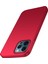 Iphone 12 Pro Max Telefon Kılıfı Sabit Pc Koruyucu Kılıf, Şok Geçirmez Düz Renkli Cep Telefonu Arka Kapak Kırmızısı (Yurt Dışından) 2