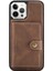 Iphone 12 Pro/iphone 12 Için Çıkarılabilir Manyetik Cüzdan Deri Kaplamalı Tpu Kılıfı - Kahverengi (Yurt Dışından) 2