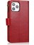Iphone 12 Pro Max Telefon Kılıfı Çılgın At Deri Kaplamalı Tpu Cüzdan Telefon Stand Kılıfı 9 Kart Yuvası Kickstand Shell -Ed -Red (Yurt Dışından) 3