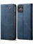 Kot Kumaş Doku Cüzdan Deri Deri Cep Telefonu Koruyucu Kapak Iphone 12 Pro/iphone 12 - Mavi (Yurt Dışından) 3