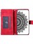 Iphone 12 Pro Max Mandala Için Çiçek Damla Geçirmez Telefon Kapağı Standı Çoklu Kart Yuvası Zipper Cep Cüzdanı Pu Deri Telefon Kılıfı Strap-Rose (Yurt Dışından) 3