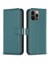 BF17 Iphone 12 Pro Max Için Max 6.7 Inç Flip Deri Kapak Cüzdan Stand Manyetik Telefon Kılıfı - Yeşil (Yurt Dışından) 1
