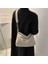 Gn Siyah Kadınlar Kızlar Için Crossbody Çanta Shopper Rahat Katı Basit Zincir Düğümlü Sapanlar Messenger Omuz Tote Çanta (Yurt Dışından) 4