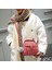 Gri Püskül Messenger Omuz Çantası Kadınlar Için Kız Moda Postacı Çantası Pu Deri Çanta Bayan Boston Hairball Crossbody Tote Çanta (Yurt Dışından) 3
