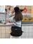 Siyah 31X26CM Kız Çanta Tuval Genç Omuz Çantaları Genç Kadın Haberci Çanta Bayanlar Casual Crossbody Çanta Kılıfı Çanta Öğrenci Çantaları (Yurt Dışından) 5