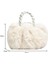Sarı Kadınlar Zarif Crossbody Çanta Kabarık Peluş Bulut Çanta Çanta Dokuma Kolu Kadın Omuz Marka Çanta Kızlar Küçük Tote Çantalar (Yurt Dışından) 2
