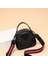 Siyah 100% Dana Kadın Çanta Moda Kadın Çanta Lüks Hakiki Deri Perçin Kadın Messenger Tote Çanta Marka Bayanlar Omuz Çantası (Yurt Dışından) 3