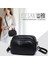 Siyah Hakiki Deri Kadın Crossbody Çanta Moda Dana Bayanlar Omuz Çantaları Yüksek Kaliteli Kadın Çanta Tasarımcısı Kadın Tote Çanta (Yurt Dışından) 5