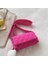 Pembe Niş Tasarımcı Bayanlar Crossbody Çanta Düz Renk Crossbody Messenger Çanta Naylon Kumaş Kare Kese Seyahat Alışveriş Çantası (Yurt Dışından) 1