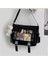 Siyah Kolye ile Su Geçirmez Naylon Kadınlar Için Crossbody Çanta Düz Renk Omuz Çantaları Büyük Kapasiteli Gençlik Moda Çanta Messenger Okul Çantası (Yurt Dışından) 1