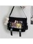 Siyah Kolye ile Su Geçirmez Naylon Kadınlar Için Crossbody Çanta Düz Renk Omuz Çantaları Büyük Kapasiteli Gençlik Moda Çanta Messenger Okul Çantası (Yurt Dışından) 4