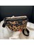 Kahverengi Kadın Çantası Rahat Tatil Crossbody Göğüs Çanta Leopar Desen Fermuarlı Bel Çantaları Marka Yarım Ay Lüks Kadın Fanny Paketi (Yurt Dışından) 2