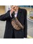 Kahverengi Kadın Çantası Rahat Tatil Crossbody Göğüs Çanta Leopar Desen Fermuarlı Bel Çantaları Marka Yarım Ay Lüks Kadın Fanny Paketi (Yurt Dışından) 4