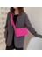 Siyah Moda Yastıklı Kapitone Crossbody Çanta Düz Renk Tasarımcı Shopper Kılıfı Kemer Tokası Kadın Crossbody Çanta Omuz Çantası (Yurt Dışından) 1