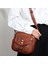 Siyah Retro Pu Deri Kadın Crossbody Çanta Küçük Fanny Paketi Düz Renk Bel Paketi Anti-Hırsızlık Fermuar Çanta Rahat Kadın Omuz Çantası (Yurt Dışından) 2