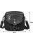Siyah Retro Pu Deri Kadın Crossbody Çanta Küçük Fanny Paketi Düz Renk Bel Paketi Anti-Hırsızlık Fermuar Çanta Rahat Kadın Omuz Çantası (Yurt Dışından) 4