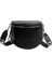Siyah Moda Kadınlar Için Crossbody Çanta Pu Deri Messenger Omuz Eyer Çanta Bayan Yarım Daire Fermuarlı Para Çanta Сумка Женская (Yurt Dışından) 1