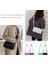 Mavi Moda Kadın Çanta Düz Renk Tasarımcı Yastıklı Kapitone Crossbody Çanta Kemer Tokası Kadın Crossbody Çanta Taşınabilir Seyahat (Yurt Dışından) 5