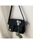 Siyah Xierya Kadın Kanvas Messenger Çanta Gençlik Bayanlar Moda Omuz Çantası Öğrenci Büyük Kapasiteli Kadın Crossbody Çanta Kadın Paket (Yurt Dışından) 4