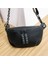 Siyah Yeni 100% Hakiki Deri Kadın Bel Çantaları Lüks Marka Omuz Çantaları Zincir Kemer Crossbody Moda Ilk Katman Dana Kadın Çantası (Yurt Dışından) 3