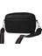 Siyah Pu Deri Kadın Küçük Crossbody Çanta Moda Kadın Omuz Çantaları Rahat Düz Renk Postacı Çantası Bayanlar Seyahat Çantası (Yurt Dışından) 1