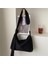 Bk Siyah Kadınlar Kızlar Için Crossbody Çanta Shopper Rahat Katı Basit Zincir Düğümlü Sapanlar Messenger Omuz Tote Çanta (Yurt Dışından) 1