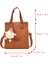Siyah Kuzu Yünü Sevimli Kabarık Crossbody Çanta Kadın Telefonu Çantası Küçük Çanta Çanta Kawaii Tasarım Tote Çanta Bayanlar Messenger Çanta Alışveriş Çantası (Yurt Dışından) 2