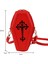 Siyah Retro Gotik Omuz Çantası Cadılar Bayramı Çanta Çapraz Crossbody Çanta Tabut Şekli Çantalar Kadın Kızlar Için Tema Parti (Yurt Dışından) 3