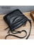 Siyah Omuz Çantası Moda Kadın Pu Deri Omuz Çantası Düz Renk Crossbody Messenger Çanta Kadın Casual Bayanlar Için Anne Küçük Fermuar Çanta (Yurt Dışından) 4