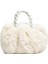 Bej Kadınlar Zarif Crossbody Çanta Kabarık Peluş Bulut Çanta Çanta Dokuma Kolu Kadın Omuz Marka Çanta Kızlar Küçük Tote Çantalar (Yurt Dışından) 1