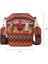 Kahverengi Bohemian Örgü Kova Püskül Saçaklı Tote Çanta Crossbody Omuz Çantası Geniş Kayış Lüks Tasarımcı Çanta ile Crossbody Çanta (Yurt Dışından) 1