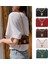 Kırmızı Kadınlar Saf Mini Zincir Omuz Çantaları Pu Deri Gençlik Bayanlar Küçük Kare Çanta Pu Deri Rahat Messenger Crossbody Çanta (Yurt Dışından) 5