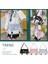 Siyah Harajuku Çanta Kadınlar Için Büyük Kapasiteli Kadın Crossbody Çanta Hit Renk Bayanlar Messenger Kılıfı Fermuarlı Cebi Çalışma Sporları Için (Yurt Dışından) 3