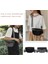 Gümüş Moda Fanny Kemer Paketi Pu Rhinestones Crossbody Çanta Deri Messenger Çanta Elmas Geniş Ayarlanabilir Askı Çanta Seyahat Çantası (Yurt Dışından) 2