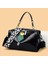 Altın Tasarımcı Geniş Omuz Kadın Çanta Yüksek Kaliteli Rugan Bayan Omuz Çantası Marka Lüks Kadın Crossbody Çanta Tote Sac (Yurt Dışından) 3