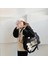 Mavi Moda Kadın Postacı Çantası Kolye Rozetleri Crossbody Messenger Çanta Lise Kız Için Büyük Kapasiteli Messenger Çanta (Yurt Dışından) 3