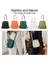 Retro Yeşil Moda Kadın Omuz Çantaları Baklava Desenli Crossbody Çantası Pu Deri Zincir Rahat Seyahat Shopper Için (Yurt Dışından) 5