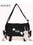 Mavi Harajuku Kadın Crossbody Çanta Büyük Kapasiteli Öğrenci Eğitim Çantası Hit Renk Bayanlar Messenger Kılıfı Fermuarlı Cebi Çalışmak Için Spor (Yurt Dışından) 2