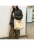 Siyah Japon Harajuku Kadın Omuz Çantası Düz Renk Retro Crossbody Messenger Çanta Yumuşak Cepler Alışveriş Için Büyük Kapasiteli (Yurt Dışından) 5