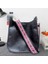 Siyah Kadın Sling Crossbody Çanta Dokuma Geniş Kayış Vintage Omuz Çantası Moda Bayanlar Kızlar Için Katı Retro Deri Ayarlanabilir Kemer (Yurt Dışından) 1