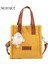 Siyah Peluş Kadın Crossbody Çanta Moda Kış Messenger Çanta Kolye ile Basit Yumuşak Sıcak Rahat Hafta Sonu Tatili Için Taşınabilir (Yurt Dışından) 2
