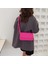 Siyah Moda Yastıklı Kapitone Crossbody Çanta Düz Renk Tasarımcı Shopper Kılıfı Kemer Tokası Kadın Crossbody Çanta Taşınabilir Seyahat (Yurt Dışından) 5