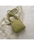 Yeşil Yeni Moda Baklava Desenli Kadınlar Için Crossbody Çanta Vintage Pu Deri Küçük En Saplı Çanta Bayanlar Omuz Çantaları Çanta (Yurt Dışından) 1