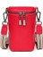Kırmızı Basit Kaliteli Deri Crossbody Çanta Kadın Silindir Çanta Telefon Kılıfı Cüzdan Bayanlar Messenger Tasarımcı Çanta Çanta Alışveriş Çantası (Yurt Dışından) 1