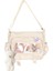 Beyaz Kadın Bağbozumu Omuz Çantası Büyük Kapasiteli Kore Koleji Bayanlar Crossbody Kese Öğrenci Okul Için Çok Cep Ayarlanabilir Askı (Yurt Dışından) 1