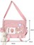Beyaz Kadın Bağbozumu Omuz Çantası Büyük Kapasiteli Kore Koleji Bayanlar Crossbody Kese Öğrenci Okul Için Çok Cep Ayarlanabilir Askı (Yurt Dışından) 2