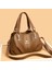 Siyah Lüks Çanta Kadın Çanta Tasarımcısı Pu Deri Düz Renk Messenger Çanta Moda Omuz Crossbody Bagswomen Casual Bez Çantalar (Yurt Dışından) 3
