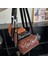 Küçük Çantalı Kahve Bayanlar Kompozit Omuz Çantası Pu Yastık Crossbody Çanta Büyük Kapasiteli Elmas Kafes Alışveriş Gezisi Için Taşınabilir (Yurt Dışından) 2