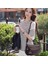 Kahverengi Basit Crossbody Çanta Çok Katmanlı Cep Yumuşak Deri Crossbody Tek Kollu Çanta Klasik Tasarımcı Katı Fermuar Bayanlar Seyahat Çantası (Yurt Dışından) 3